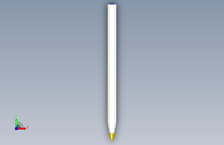 Bic 笔 正面视图