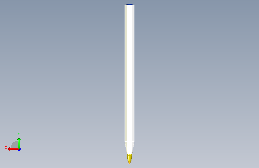 Bic 笔 背面视图