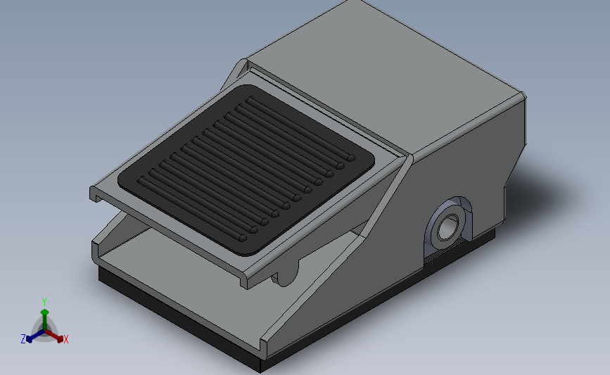 FV320脚踏阀[FV320]_SOLIDWORKS 2018_模型图纸下载 – 懒石网