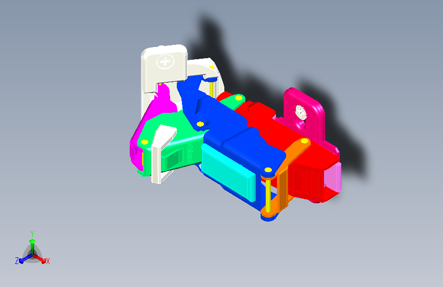 百隆70T7500铰链1 13 DXF