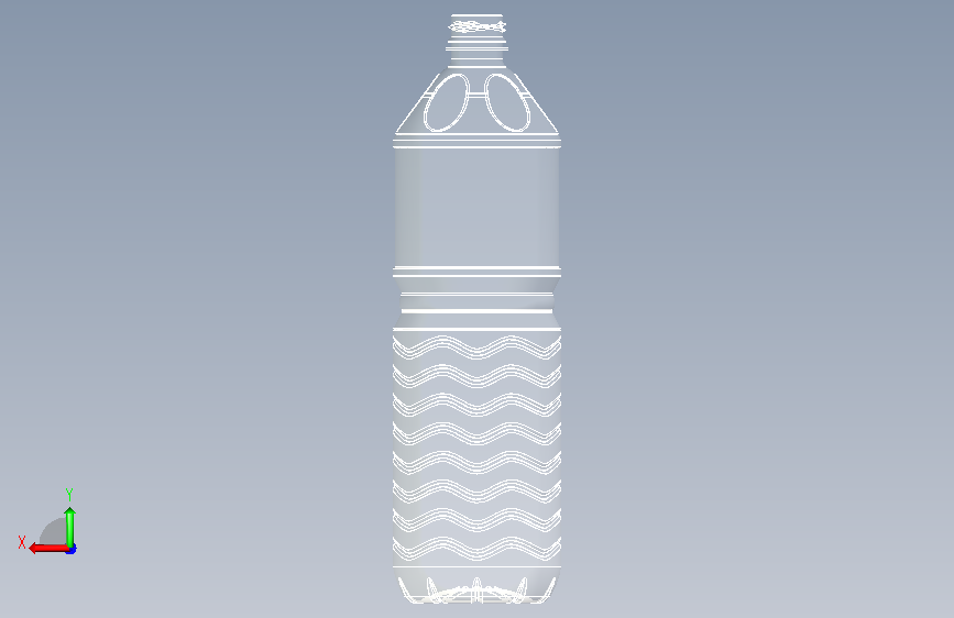 矿泉水瓶1 3 背面视图