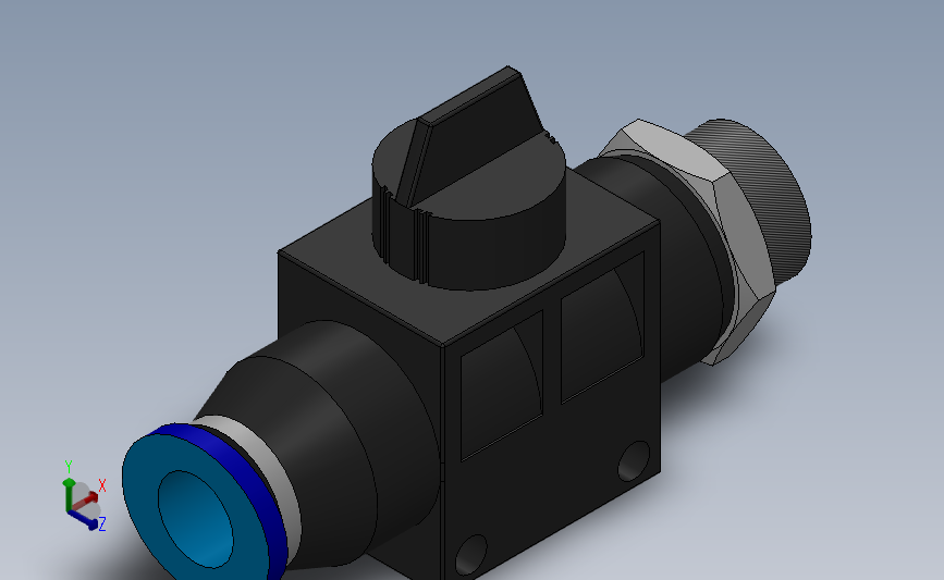 HVFS-G 由插管流向螺纹端型-G螺纹[HVFS10-G03(B)]_SOLIDWORKS 2018_模型图纸下载 – 懒石网