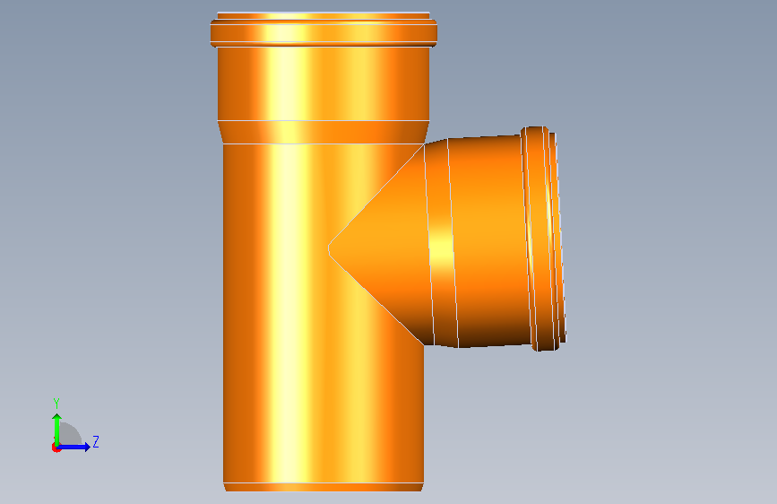 kg 管道 接头 dn 110 110mm 87 1 左侧视图