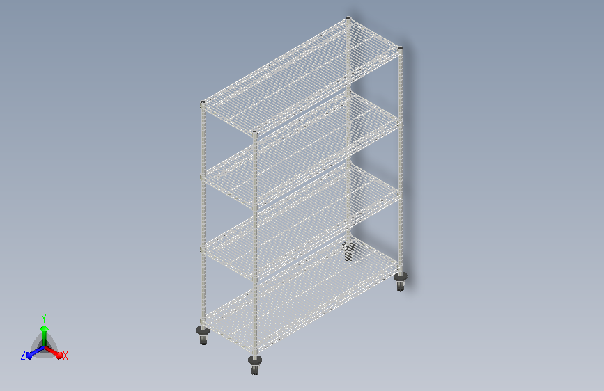 studio r4 props metro 金属丝 shelving 1