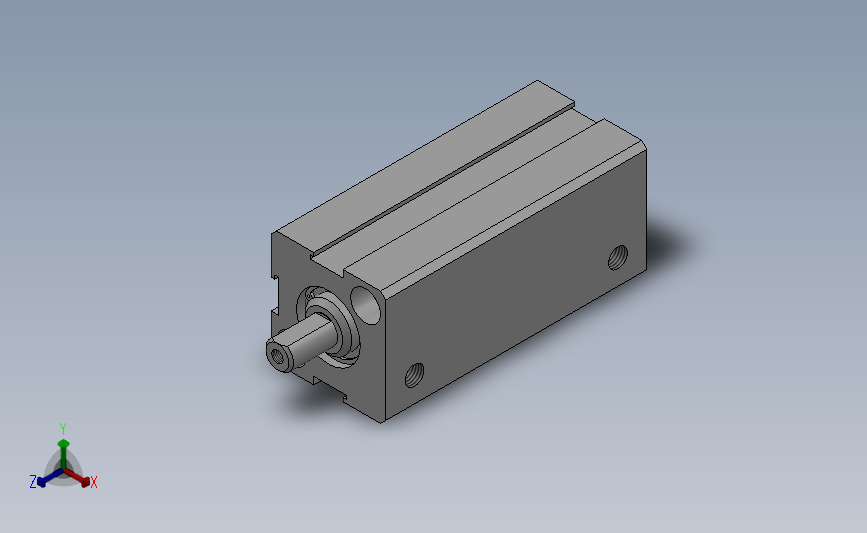 薄型气缸HSDA•HSDAS系列[HSDAS-12-30]_SOLIDWORKS 2018_模型图纸下载 – 懒石网