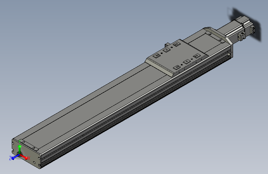 日规螺杆全密滑台模组SW-134-600-4P-OL-CM-M400W-O-S3.STEP