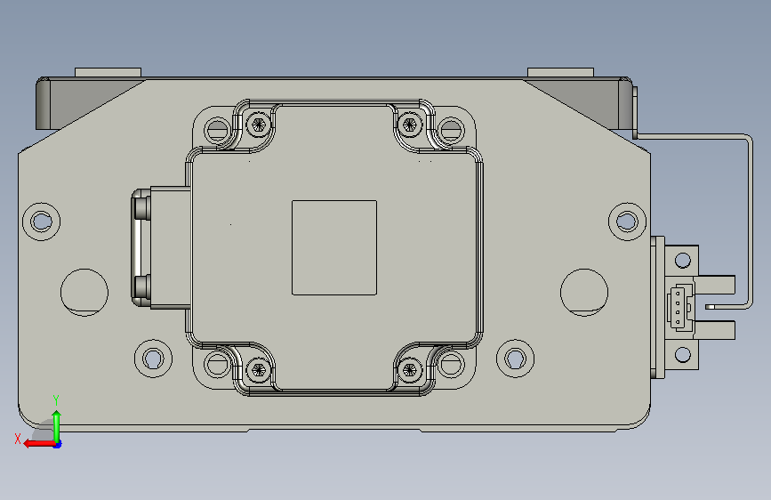 日规螺杆全密滑台模组SW-134-1300-2P-OL-CM-M400W-O-S3.STEP 背面视图