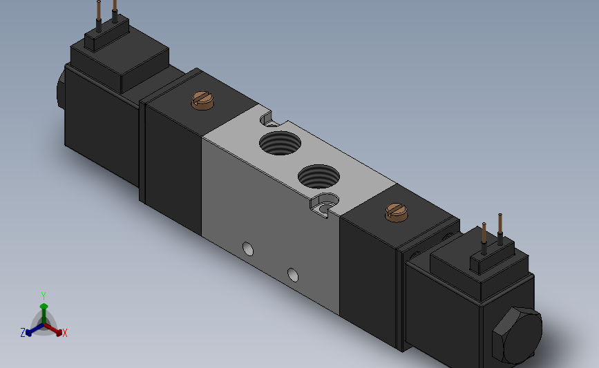 二位五通双电控换向阀（出线式）[XC4V120-06-G]