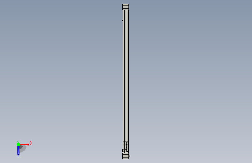 欧规皮带滑台模组M112-2500-R.STEP 俯视图