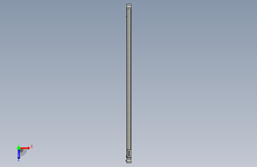 欧规皮带滑台模组M112-3500-L.STEP 俯视图