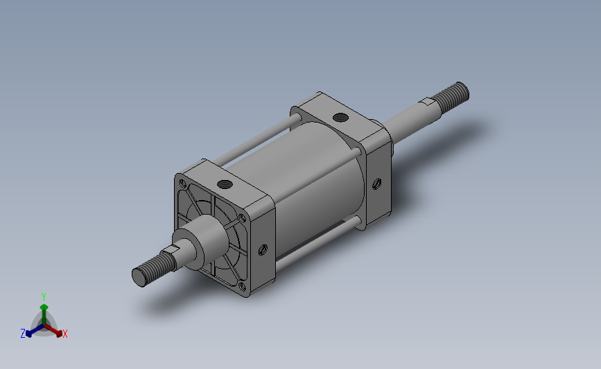 双活塞杆气缸（XQGA2（B2）系列）[XQGB₂Kn-SD-125×100]