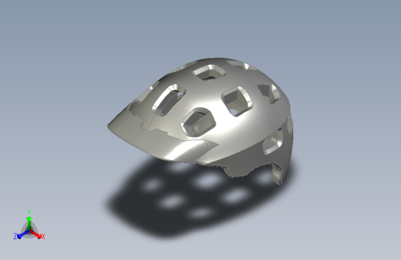 自行车铃盔 surface model