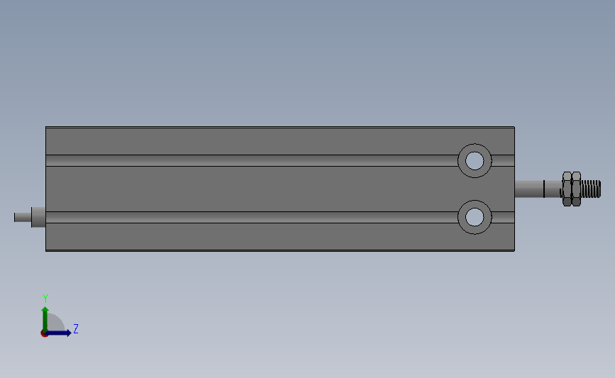 自由安装型气缸HCU系列[HCDU-650DM9BS]_SOLIDWORKS 2018_模型图纸下载 – 懒石网