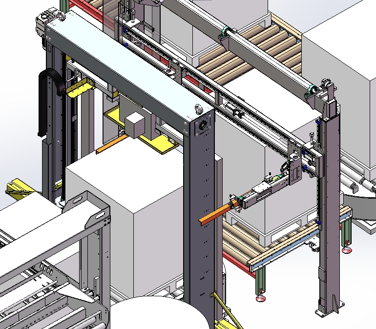 Cell packaging wire电池封装线3D数模图纸 Solidworks设计