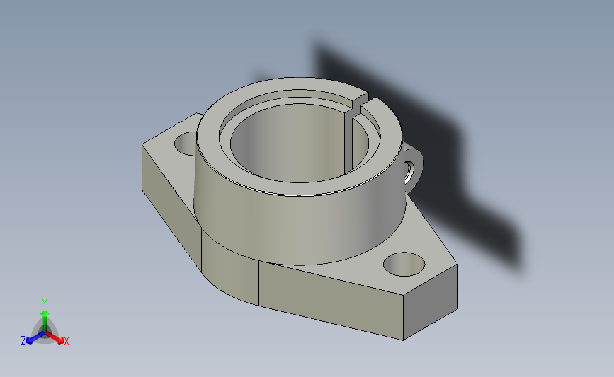 精密铸造型标准型导向轴支座[GSAB30].step
