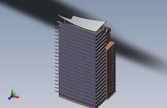 侏罗纪建筑大厦三维模型