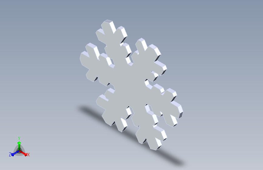 simple 雪花 1 3