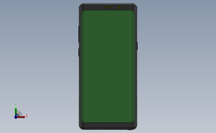 三星Galaxy注8智能手机 正面视图