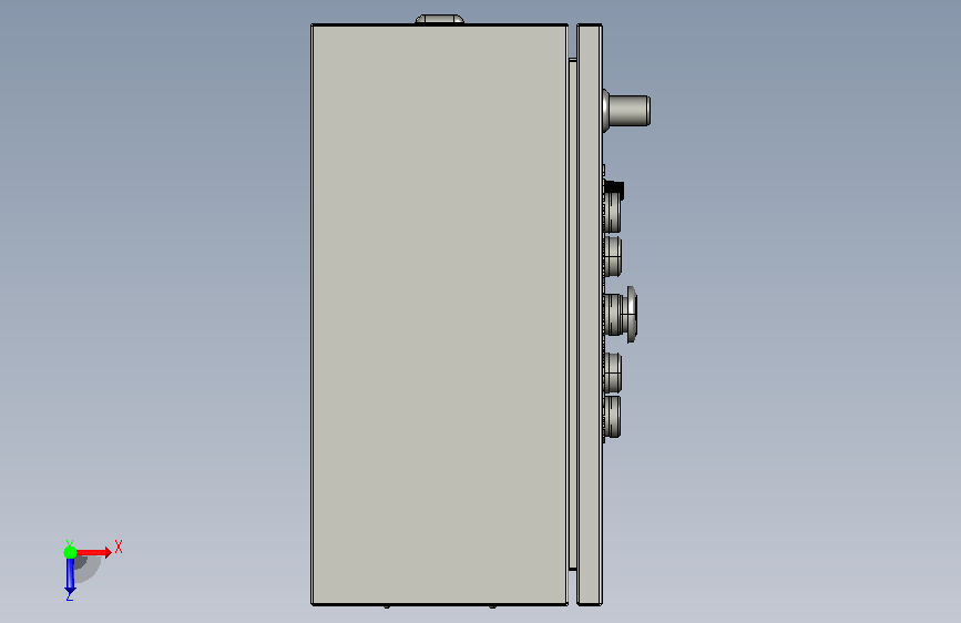 control electrical 柜 for plc mitsubishi 1 6 俯视图