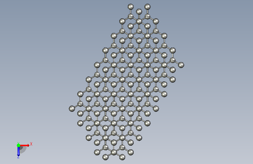 c grphite 分子 1 8 俯视图