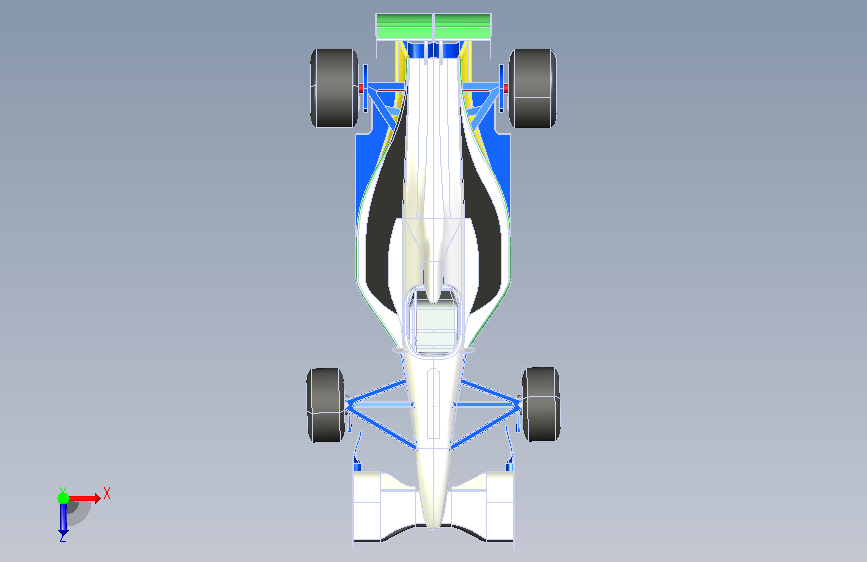 F1赛车18 俯视图