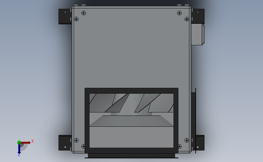 内置直联（B型A式）HTFC低噪声箱式离心风机[HTFC-12-B-IV-5]_SOLIDWORKS 2018_模型图纸下载 – 懒石网