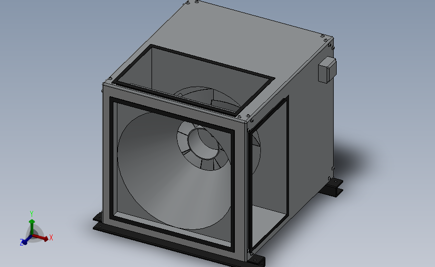 内置直联（B型A式）HTFC低噪声箱式离心风机[HTFC-20-B-IV-5]