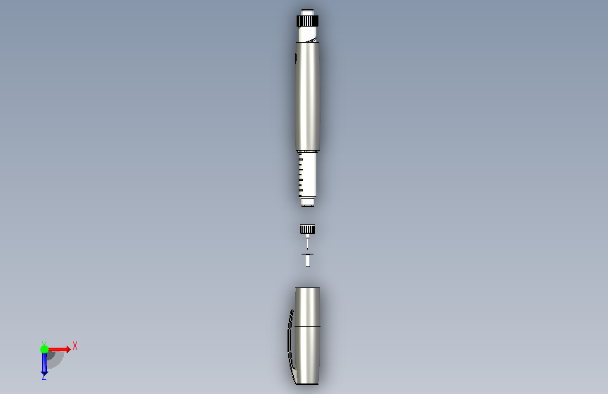 注射器105 俯视图