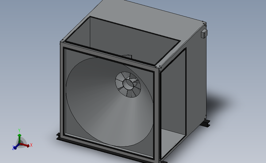 内置直联（B型A式）HTFC低噪声箱式离心风机[HTFC-40-B-IV-5]