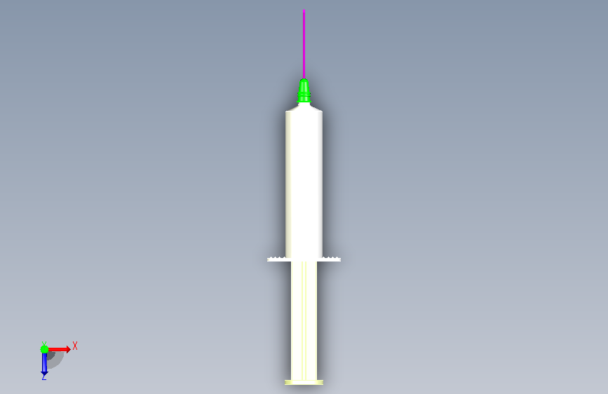 注射器64 俯视图