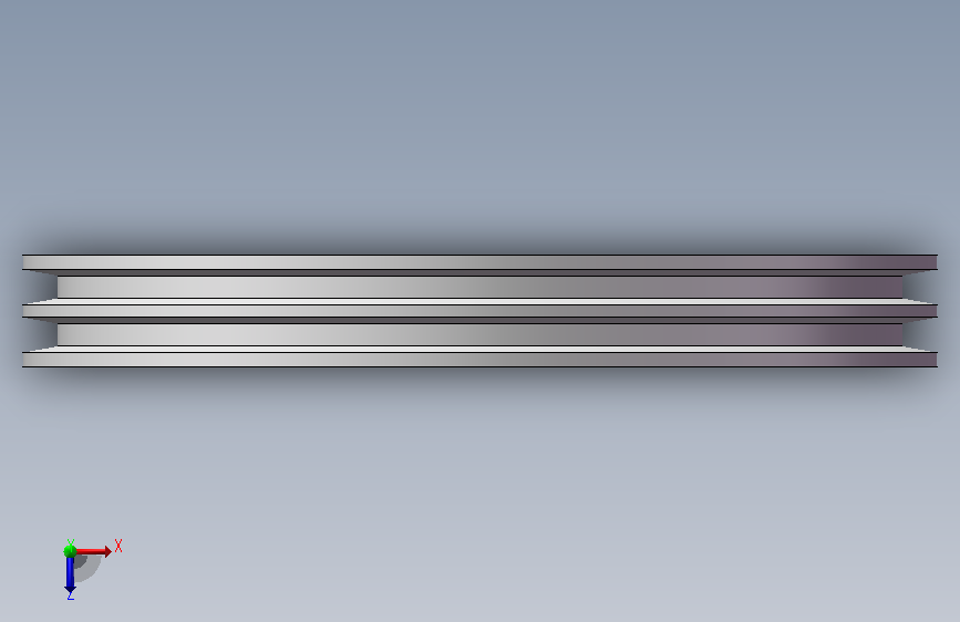 带轮1.SLDPRT 俯视图