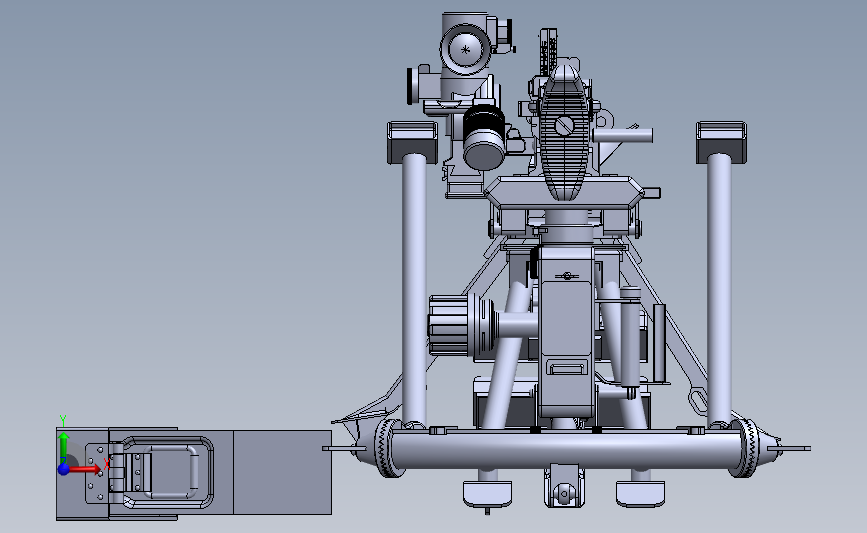 重型机枪_SOLIDWORKS 2018_模型图纸下载 – 懒石网