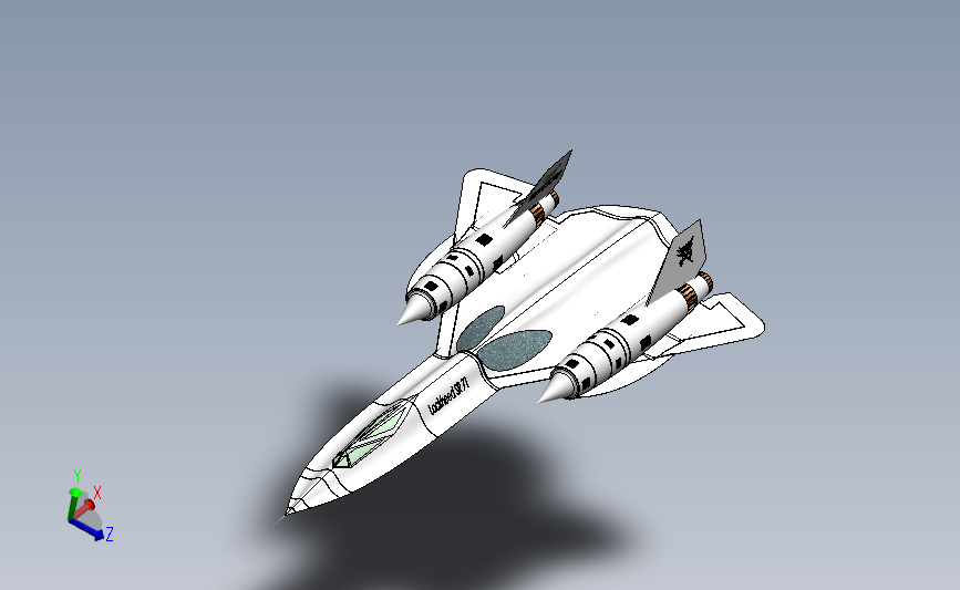 洛克希德 SR 71 黑鸟侦察机