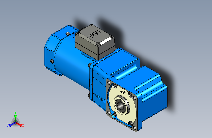 厦门 JSCC 精研电机-6-200W微型系列3D图1.YS标准电机-120ys03-180.stp