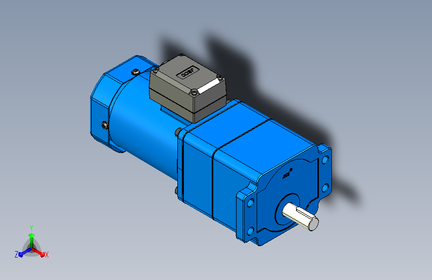 厦门 JSCC 精研电机-6-200W微型系列3D图2.YR阻尼电机-120yr01-1800-he.stp