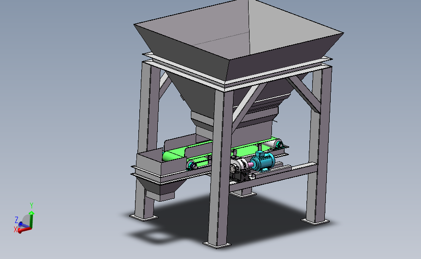 沙土装袋机设计sw20可编辑