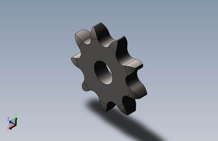 american type roller chain wheel_s_din.sldprt_美国标准滚子链轮_s_DIN.