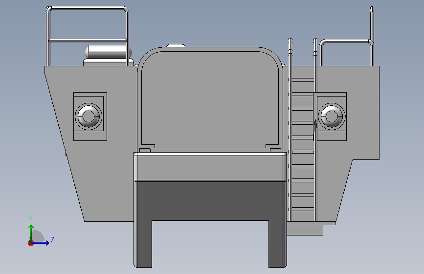 chassis.step.SLDPRT_底盘. 左侧视图