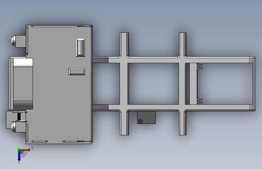 chassis.step.SLDPRT_底盘. 俯视图