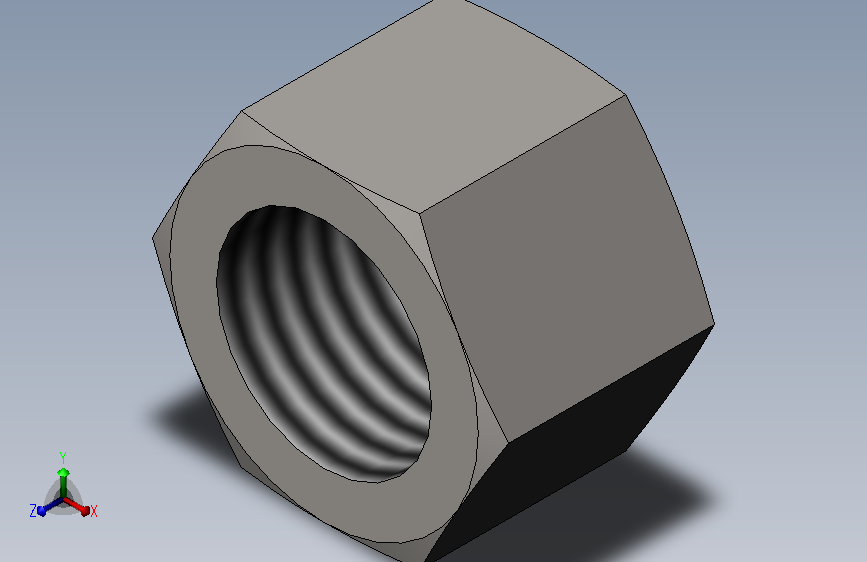 GB／T41-20001型六角螺母C级M12.SLDPRT
