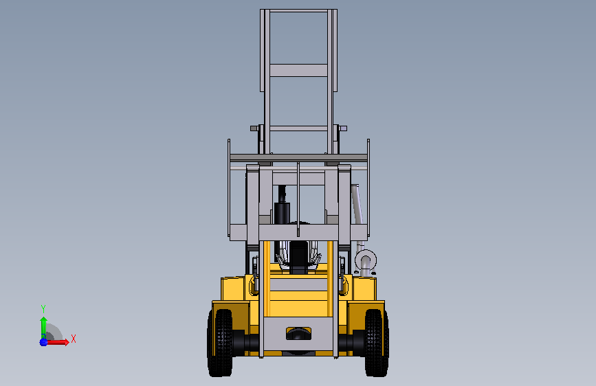 叉车22 正面视图