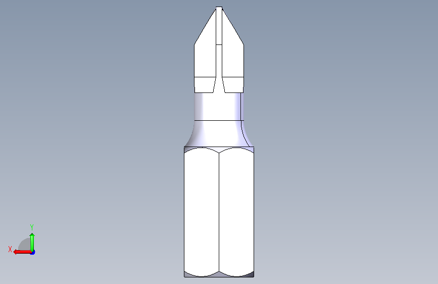 A0011571-托瑞克斯UC十字批头 背面视图