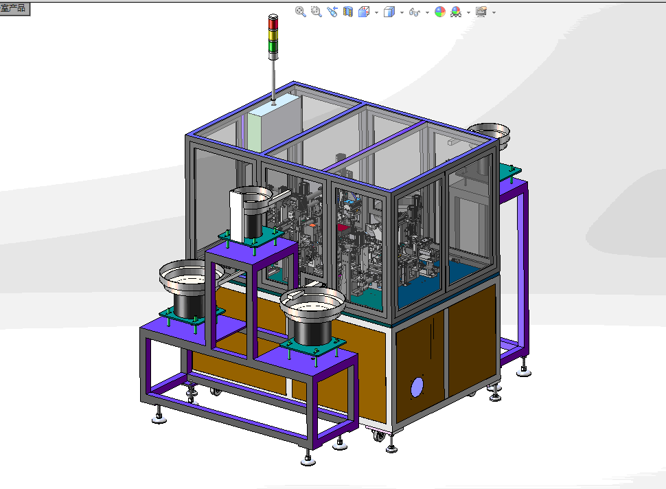 光纤连接器自动组装测试插针自动化设备