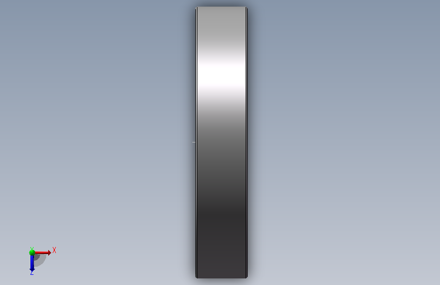 轴承固定座 T型-hbearing_6906 俯视图