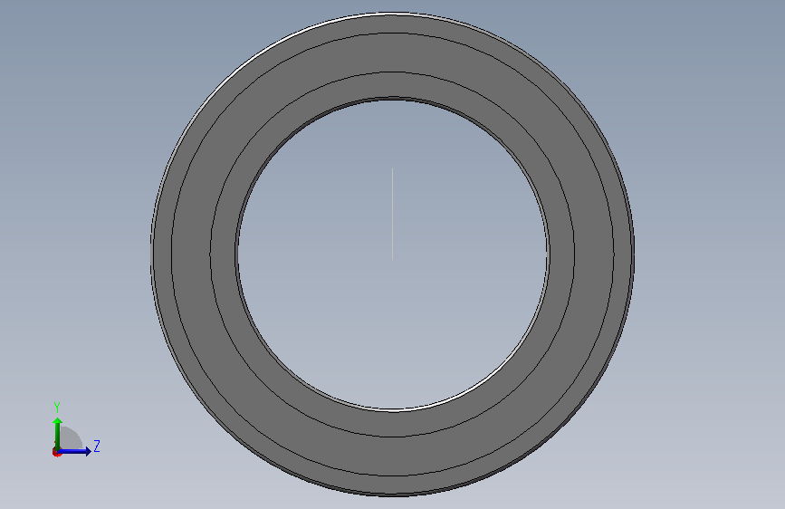 轴承固定座 T型-hbearing_6906 左侧视图