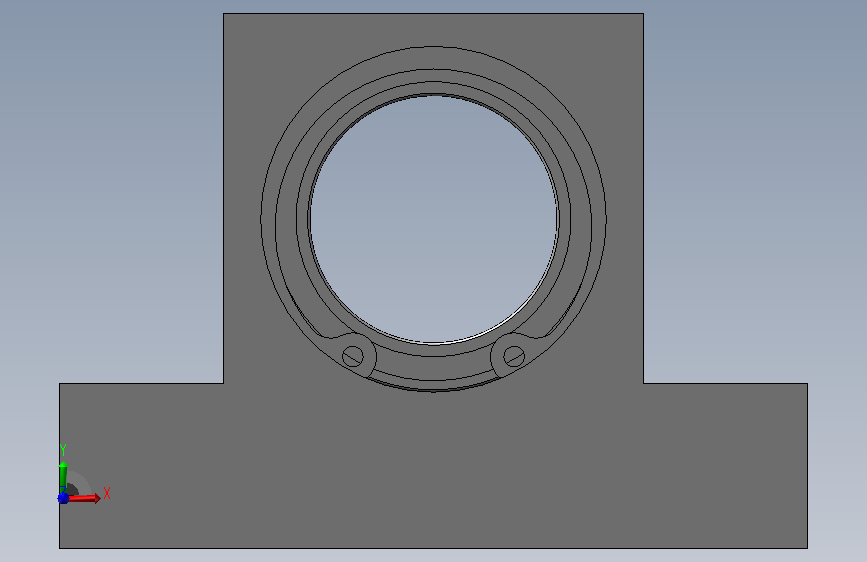 轴承固定座 T型-hBGHKB6806ZZ-40