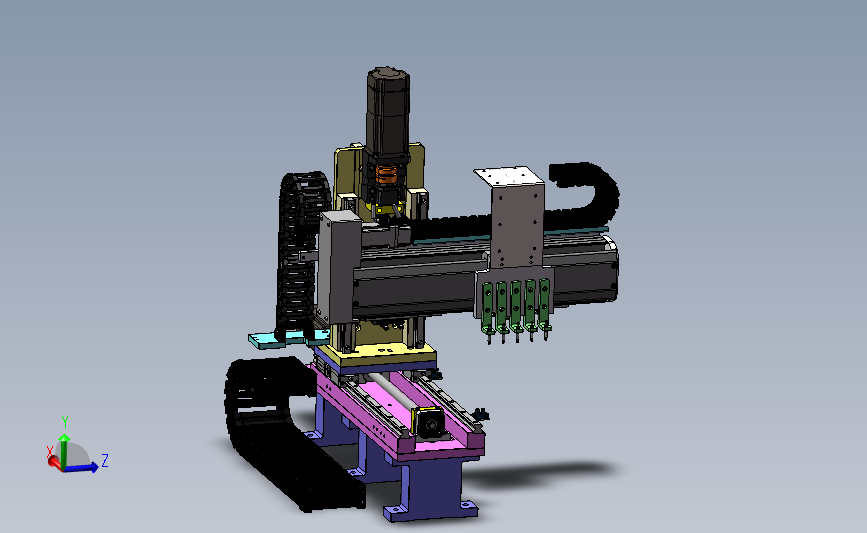 XYZ高速悬臂吸贴模组