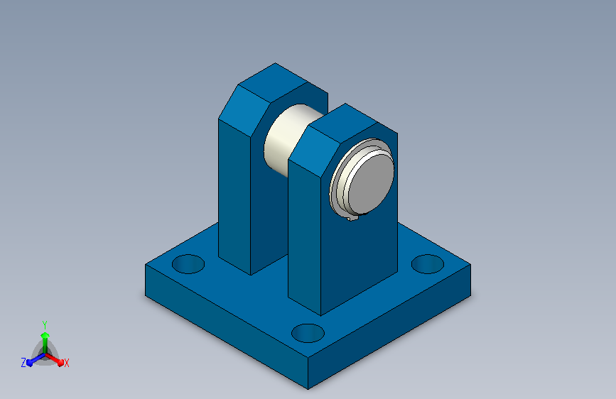A0011710-Rexroth - Bosch 叉式安装座 (型 CLCC - 尺寸 30) - 适用于缸系列 CD70  CD210，活塞直径 D=80 mm