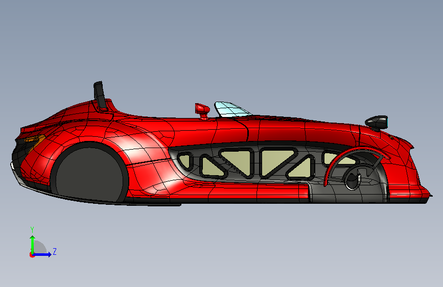 A0011684-编号七 EVO26 车身 左侧视图