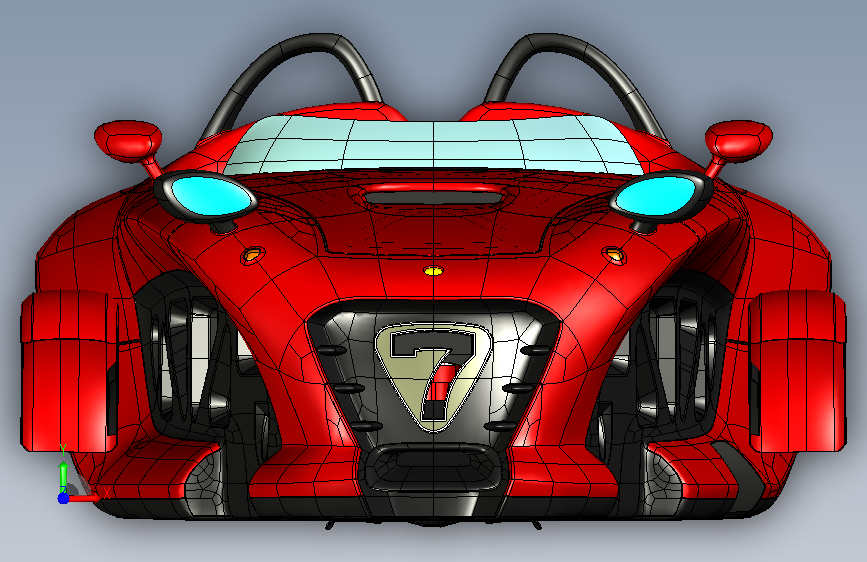 A0011684-编号七 EVO26 车身 正面视图